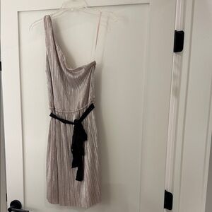 Vintage Express One-Shoulder Dress